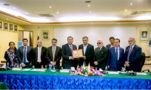Minister of State for Finance & Railways Bilal Azhar Kayani is chairing a meeting with small traders on Asaan Tax scheme at Karachi Chamber of Commerce & Industry (KCCI, HQs)