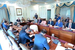 Prime Minister Muhammad Shehbaz Sharif chairs a meeting on matters related to the Federal Board of Revenue