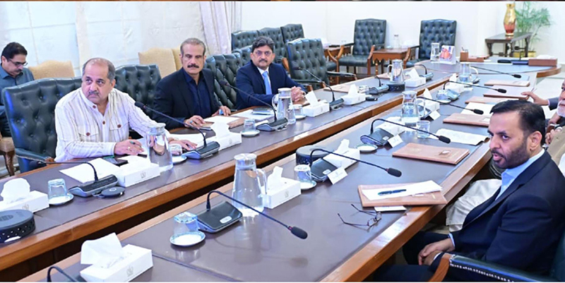 Prime Minister Muhammad Shehbaz Sharif chairs a meeting on PIMS fire incident, in which the preliminary report on the incident was presented