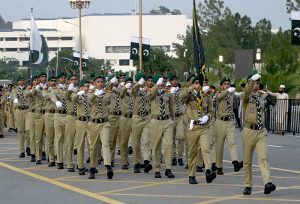 Folk artists are showcasing traditional Punjabi cultural art during the full-dress rehearsal held at the federal capital's D-Chowk in connection with the celebrations of Pakistan's 79th Independence Day.