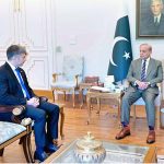 Ambassador of Republic of Kazakhstan to Pakistan Yerzhan Kistafin called on Prime Minister Muhammad Shehbaz Sharif