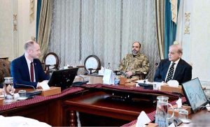 A delegation led by Minister of Energy of the Republic of Belarus H.E. Dzenis Maroz called on Prime Minister Muhammad Shehbaz Sharif