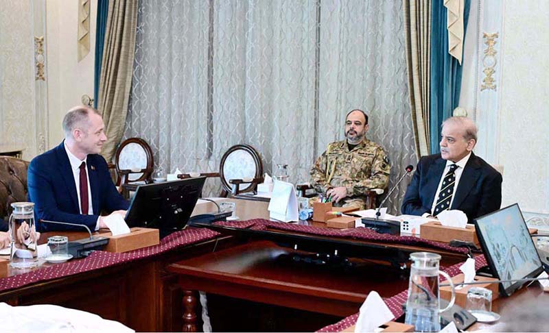 A delegation led by Minister of Energy of the Republic of Belarus H.E. Dzenis Maroz called on Prime Minister Muhammad Shehbaz Sharif