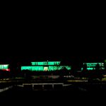 The buildings of the President House, Prime Minister House and Parliament House is illuminated in green and red lights on the eve of celebrations marking the Makkah Joint Defence Agreement, signed by Pakistan, Saudi Arabia, and Türkiye on August 7, 2026, at Al-Safa Palace in Makkah