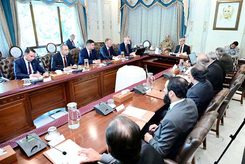 A delegation led by Minister of Energy of the Republic of Belarus H.E. Dzenis Maroz called on Prime Minister Muhammad Shehbaz Sharif