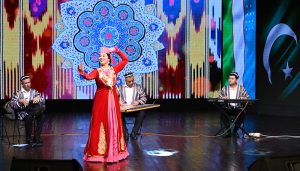 Distinguished Uzbek artists presenting a vibrant showcase of Uzbekistan’s rich musical traditions and cultural heritage, celebrating the enduring bonds of friendship, brotherhood and cultural cooperation between Pakistan and Uzbekistan during a special cultural concert, “Uzbekistan-Pakistan: Melodies of Friendship and Brotherhood,” hosted by the Embassy of the Republic of Uzbekistan in Pakistan to mark the 35th Anniversary of the Independence of Uzbekistan at PNCA