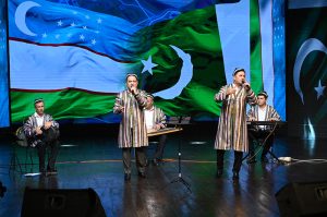 Distinguished Uzbek artists presenting a vibrant showcase of Uzbekistan’s rich musical traditions and cultural heritage, celebrating the enduring bonds of friendship, brotherhood and cultural cooperation between Pakistan and Uzbekistan during a special cultural concert, “Uzbekistan-Pakistan: Melodies of Friendship and Brotherhood,” hosted by the Embassy of the Republic of Uzbekistan in Pakistan to mark the 35th Anniversary of the Independence of Uzbekistan at PNCA