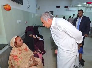 Federal Minister for Interior, Mohsin Naqvi visiting NADRA mega center