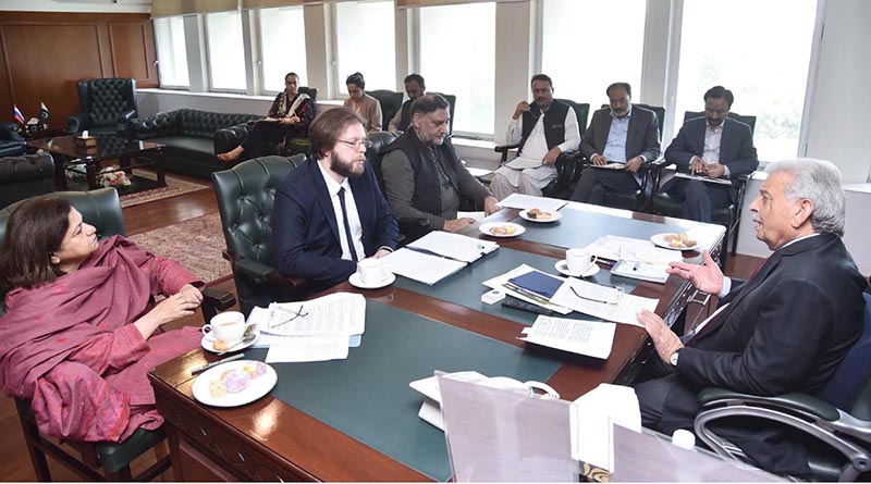 Federal Minister Rana Tanveer Hussain meets Russian representative Nikita Buzanov to discuss agricultural cooperation