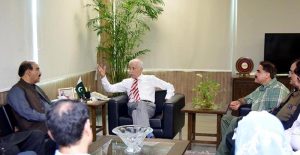 Federal Minister for Board of Investment (BOI), Mr. Qaiser Ahmed Sheikh, held a meeting with Mr. Rana Muhammad Hayat, MNA, along with the managing team of Sundar Green Special Economic Zone (SEZ).