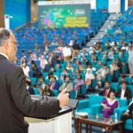 Federal Minister for Planning, Development and Special Initiatives, Ahsan Iqbal, addressing the concluding ceremony of the Overseas Summer Scholar Internship and YPDC Residential Fellowship in federal capital