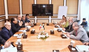 Federal Minister for Commerce Jam Kamal Khan holds a bilateral meeting with Iran’s Minister for Industry, Mine and Trade Dr. Mohammad Atabak in Islamabad on the sidelines of the 10th Pakistan-Iran Joint Trade Committee (JTC).