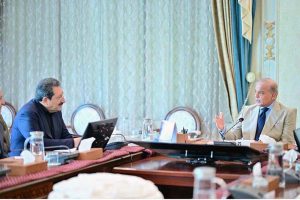 An Iranian delegation led by Minister of Industry, Mines and Trade H.E. Seyyed Muhammad Atabak called on Prime Minister Muhammad Shehbaz Sharif.