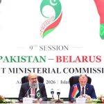 Federal Minister for Commerce Jam Kamal Khan and Minister of Energy of the Republic of Belarus Dzianis Maroz co-chair the 9th Session of the Pakistan-Belarus Joint Ministerial Commission