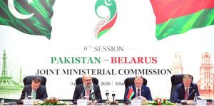 Federal Minister for Commerce Jam Kamal Khan and Minister of Energy of the Republic of Belarus Dzianis Maroz co-chair the 9th Session of the Pakistan-Belarus Joint Ministerial Commission