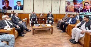 Honorable Chief Justice of Pakistan/ Chairman LJCP in a consultative meeting with representatives of Pakistan Bar Council, Supreme Court Bar and Advocates on Record on the Standardized National E-Filing Framework at the Supreme Court of Pakistan