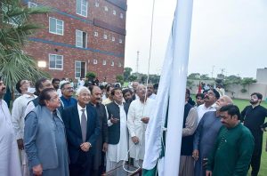 Federal Minister for National Heritage & Culture, Mr. Aurangzeb Khan Khichi, visiting after inaugurate the Pakistan 79th Independence anniversary exhibition at National Museum of Pakistan. APP/AMH/ABB/FHA
