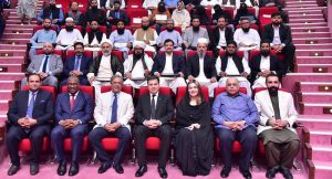 Federal Minister for Law & Justice, Senator Azam Nazeer Tarar addresses the concluding ceremony of the five-day training programme on Civil, Commercial & Shariah-Integrated Mediation.