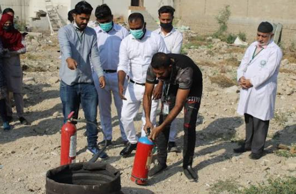 Fire safety training