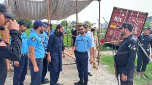 SSP operations reviews security for F-11/3 procession, orders foolproof measures