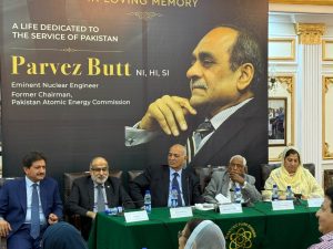 Speakers pay tribute to PAEC's former Chairman Parvez Butt, call him 'Silent Hero' of Pakistan's nuclear programme