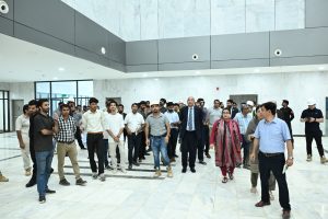 Shaza visits IT park, reviews project's progress