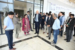 Shaza visits IT park, reviews project's progress