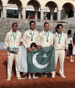 Pakistan clinch historic silver at ITF Masters World Team Championships
