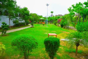 Anjum Iqbal Mughal Park renovated, beautified in Khayaban-e-Sir Syed