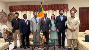 Organisers of “Silk Route Festival” meet high Commissioner of Sri Lanka