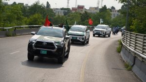 Three Flags, One Message: ICT Police march celebrates Pakistan-Türkiye-Saudi defence partnership