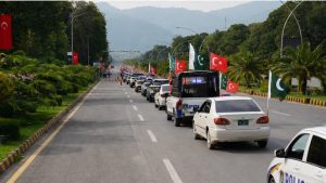 Three Flags, One Message: ICT Police march celebrates Pakistan-Türkiye-Saudi defence partnership