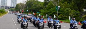 Three Flags, One Message: ICT Police march celebrates Pakistan-Türkiye-Saudi defence partnership