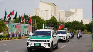 Three Flags, One Message: ICT Police march celebrates Pakistan-Türkiye-Saudi defence partnership