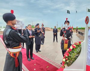 Talal Chaudhary accompanies Malaysian interior minister pay visits to Pakistan Monument, Islamabad Police Lines