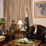 Islamabad, 22 August 2026: President Asif Ali Zardari in a meeting with Malaysia’s Minister for Home Affairs, Datuk Seri Saifuddin Nasution bin Ismail, at Aiwan-e-Sadr.
