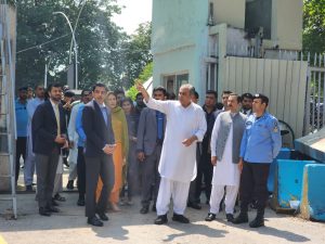 Mohsin Naqvi pays visit to Diplomatic Enclave, reviews development works