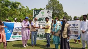Tree plantation campaign held at Allama Iqbal Park