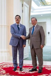 Gilani leads delegation for courtesy call on King Norodom Sihamoni