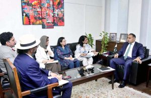 A high-level delegation from the Gates Foundation, Dr. Anita Zaidi, President of the Gender Equality Division and Dr. Kalpana Kochhar, Interim President of the Global Policy & Advocacy Division and other senior officials called on Bilal Azhar Kayani, Minister of State for Finance and Revenue & Railways at Finance Division.