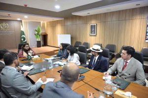 A high-level delegation from the Gates Foundation called on Federal Minister for IT and Telecommunication Shaza Fatima Khawaja.