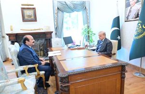 Chairman PM Youth Program, Rana Mashhood Ahmed Khan calls on Prime Minister Muhammad Shehbaz Sharif.