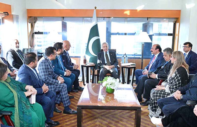 Delegation of Pakistani Businessmen and Entrepreneurs Meets Prime Minister Shehbaz Sharif