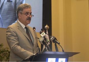 Hon'ble Chief Justice of Pakistan, addressing the audience at the National Conference on Judicial Wellbeing, "From Reform to Recognition: Building a Responsive District Judiciary," at the Supreme Court of Pakistan