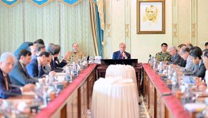 Prime Minister Muhammad Shehbaz Sharif chairs a progress review meeting on special initiative of access to finance for SMEs through SMEDA.