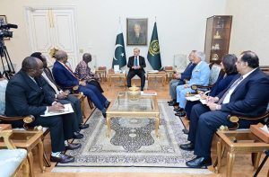 Candidate for the position of Secretary General of the United Nations H.E. Ambassador Olara Otunnu called on Prime Minister Muhammad Shehbaz Sharif.