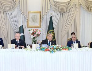 ADB Vice President, Yinming Yang calls on Prime Minister Muhammad Shehbaz Sharif.