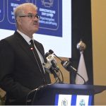 Justice Syed Muhammad Attique Shah, Chief Justice of the Peshawar High Court, addressing the audience at the National Conference on Judicial Wellbeing, "From Reform to Recognition: Building a Responsive District Judiciary," at the Supreme Court of Pakistan