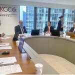 Federal Minister for Commerce Jam Kamal Khan during a meeting with the Chairman and senior representatives of the Hong Kong General Chamber of Commerce, discussing stronger trade, investment and business-to-business linkages between Pakistan and Hong Kong