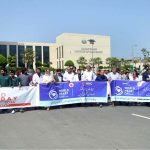 An awareness walk led by Dean and Chief Executive Major General (retd) Dr Khurram Shahzad, Medical Superintendent and Hospital Director Brigadier (retd) Dr Asif Chatta, is organized by the Nawaz Sharif Institute of Cardiology (NSIC) on the occasion of World Heart Day at the NSIC premises